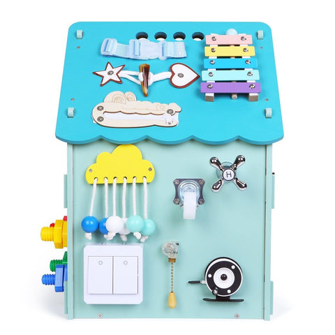 2Kids Toys Activity board Domček modrý 