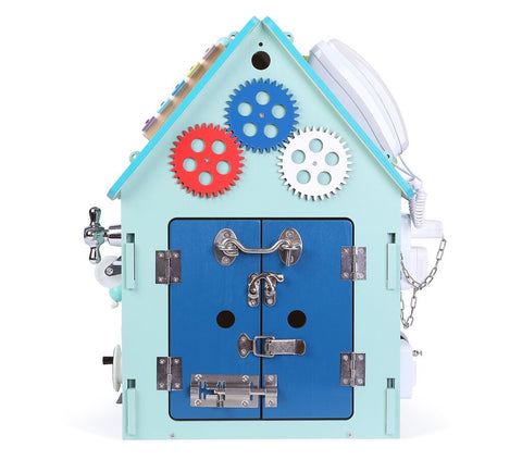 2Kids Toys Activity board Domček modrý 
