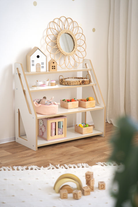 Montessori detský regál MDF