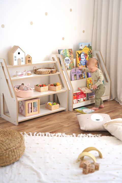 Montessori detský regál MDF