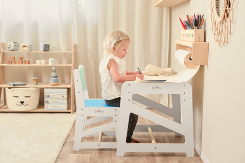 Montessori detský regál MDF