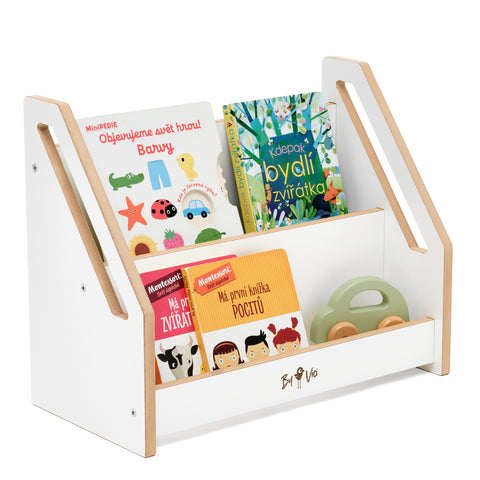 Prenosná montessori knižnica MDF