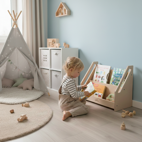 Prenosná montessori knižnica