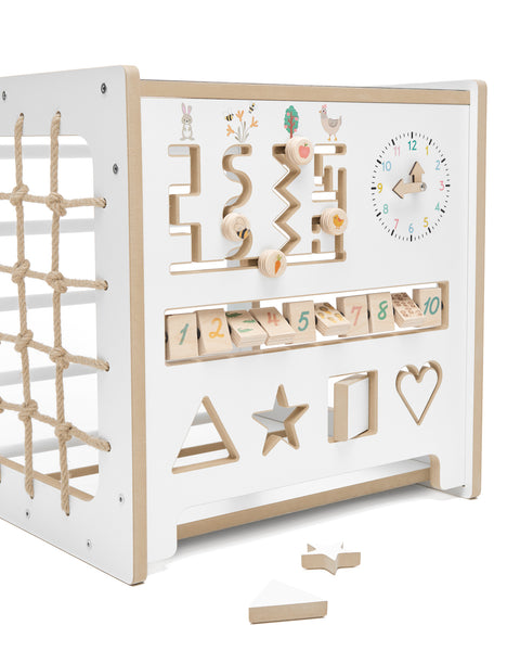 Montessori kocka 10v1 MDF