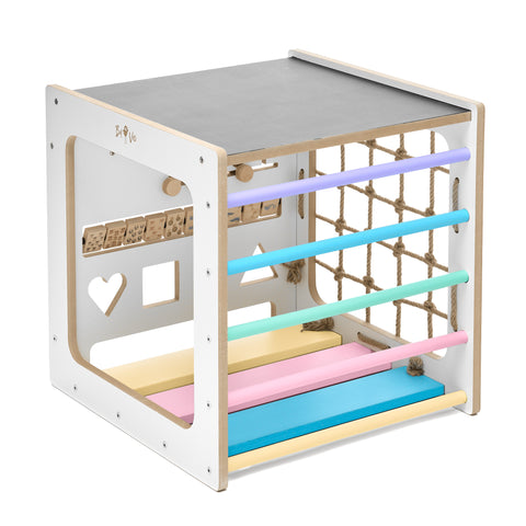 Montessori kocka 10v1 MDF