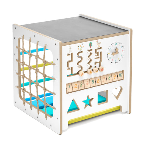 Montessori kocka 10v1 MDF