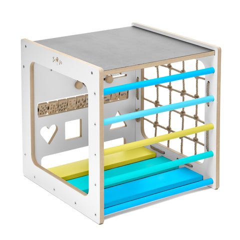 Montessori kocka 10v1 MDF