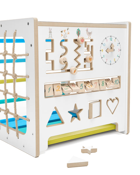 Montessori kocka 10v1 MDF