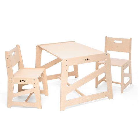 Detský rastúci stôl a stoličky